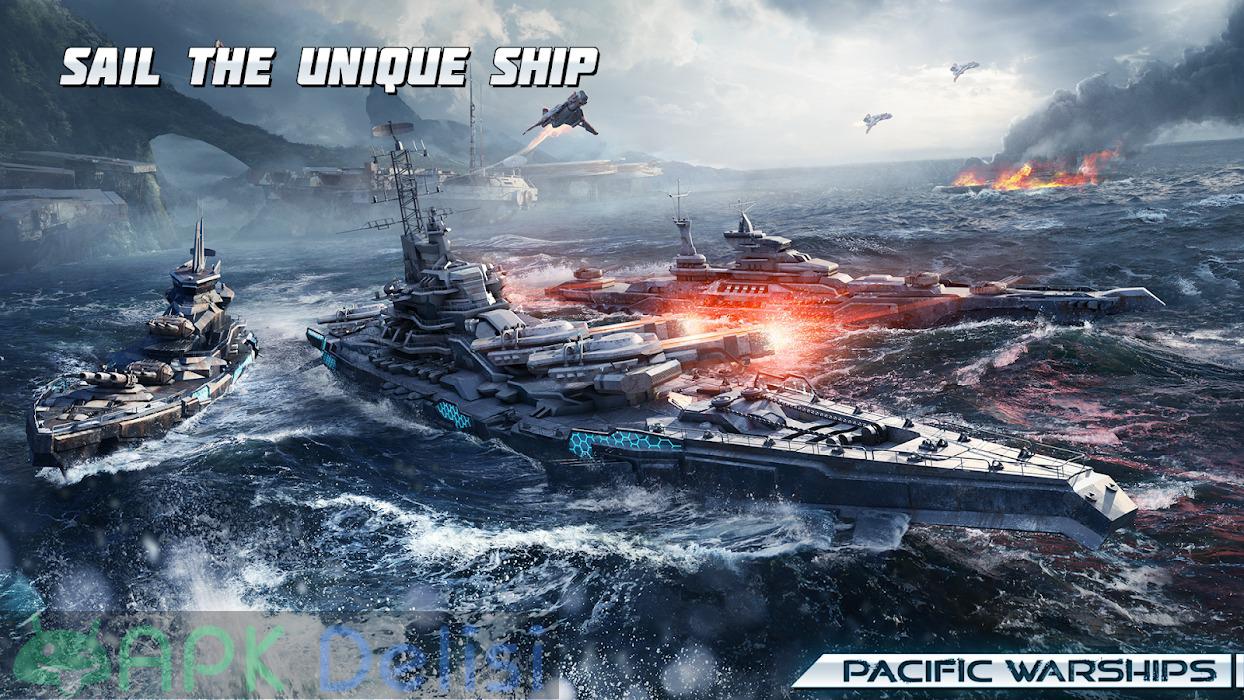 Pacific Warships v1.1.15 MOD APK — MERMİ HİLELİ 3