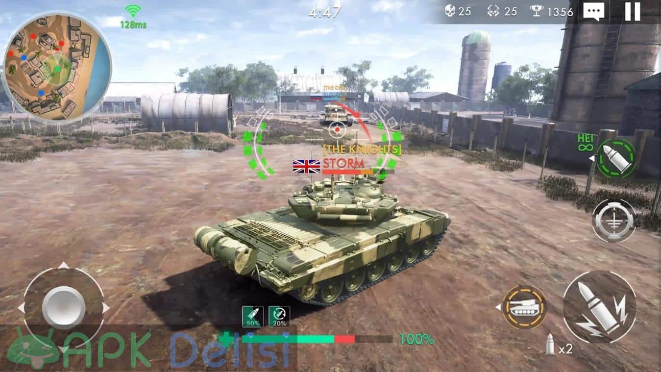 Tank Warfare v1.0.56 MOD APK — RADAR HİLELİ 2