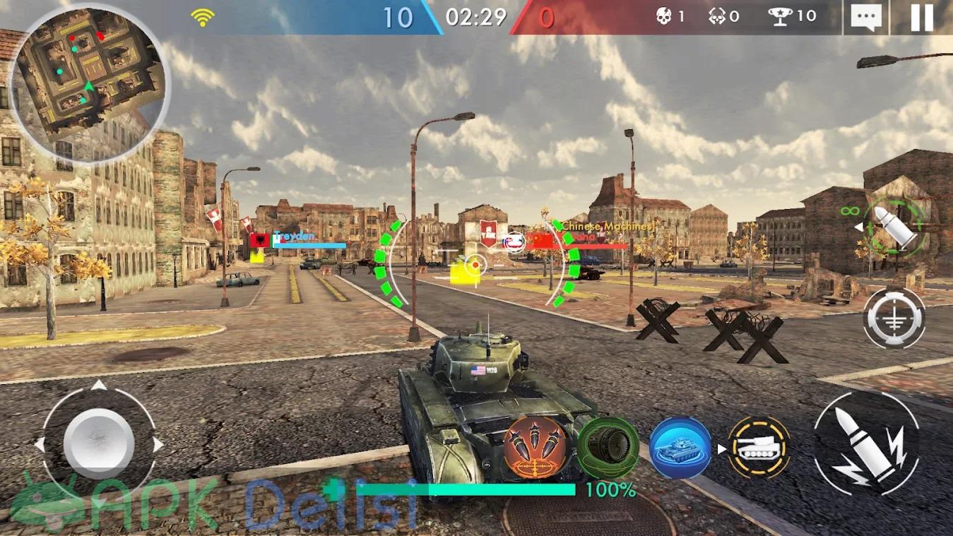 Tank Warfare v1.0.56 MOD APK — RADAR HİLELİ 7